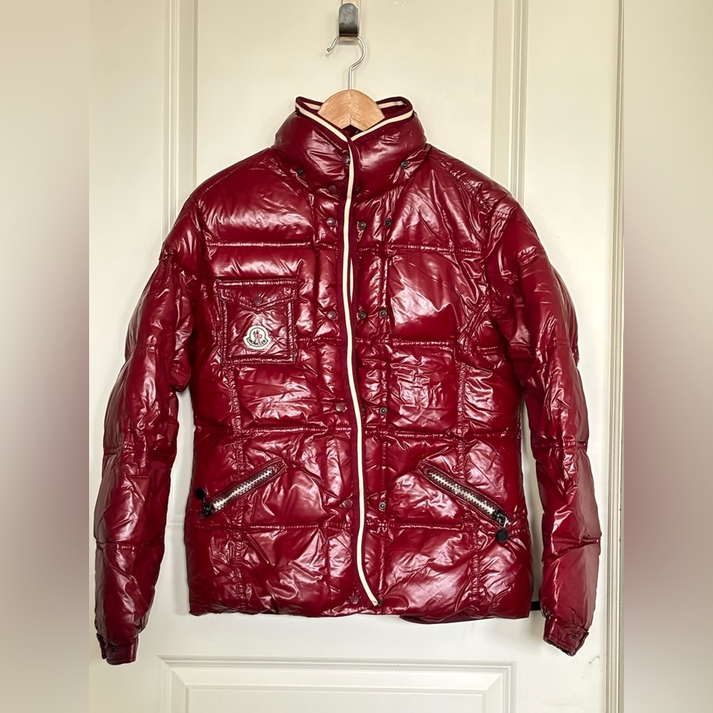 Moncler Red Puffer Jacket